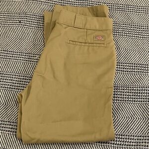 Dickies Men’s Khaki Work Chinos - Classic Tan
